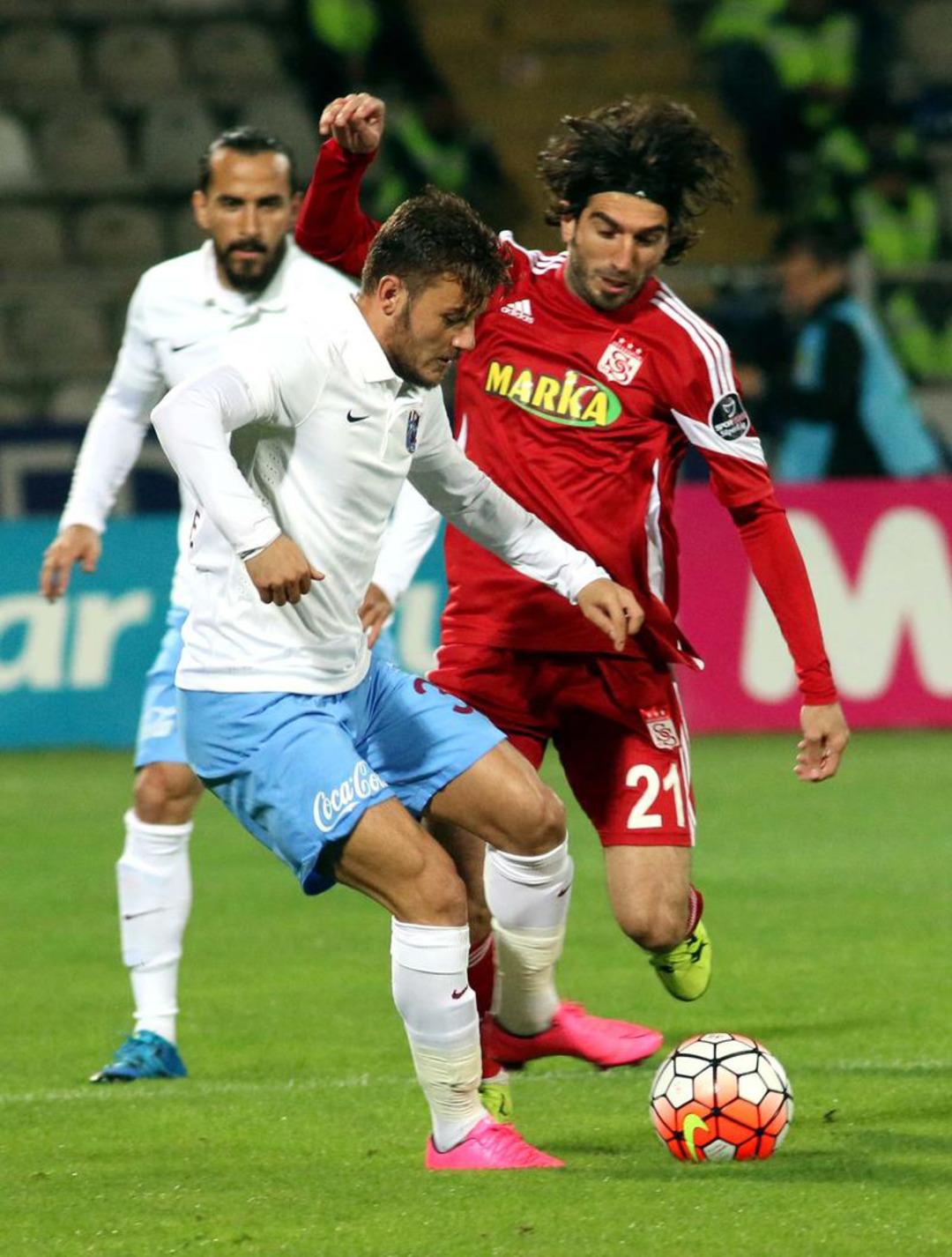 Medicana Sivasspor - Trabzonspor ma&ccedil;ından kareler 2015-2016