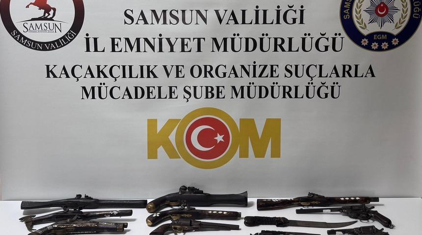 Samsun'da tarihi eser operasyonu: 1 şüpheli yakalandı
