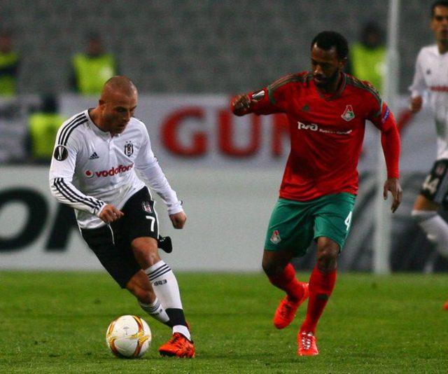 Beşiktaş-Lokomotiv Moskova maçından kareler