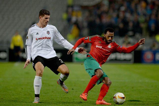 Beşiktaş-Lokomotiv Moskova maçından kareler