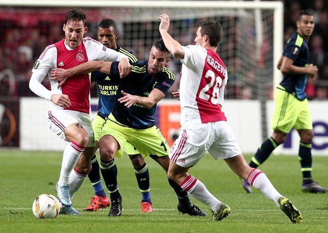 Ajax-Fenerbahçe maçından kareler