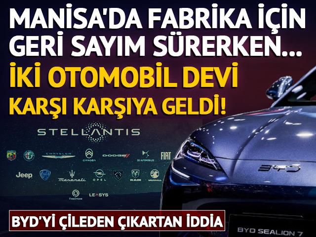 İki otomobil devi karşı karşıya! Stellantis, BYD'yi çileden çıkarttı