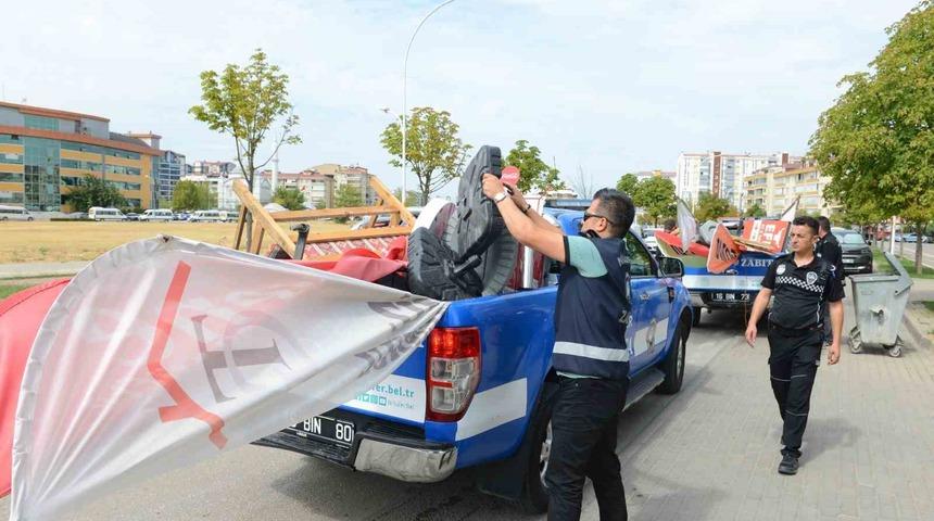Altınşehir ve 23 Nisan’da kaldırım işgallerine karşı kapsamlı denetim