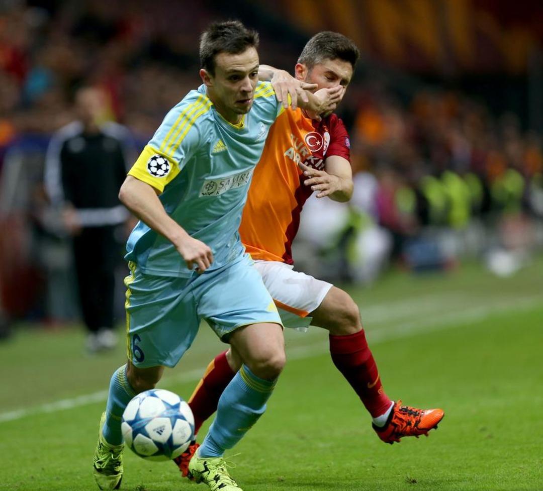 Galatasaray-Astana ma&ccedil;ından kareler