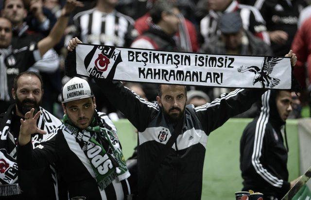 Sporting Lizbon - Beşiktaş maçından kareler