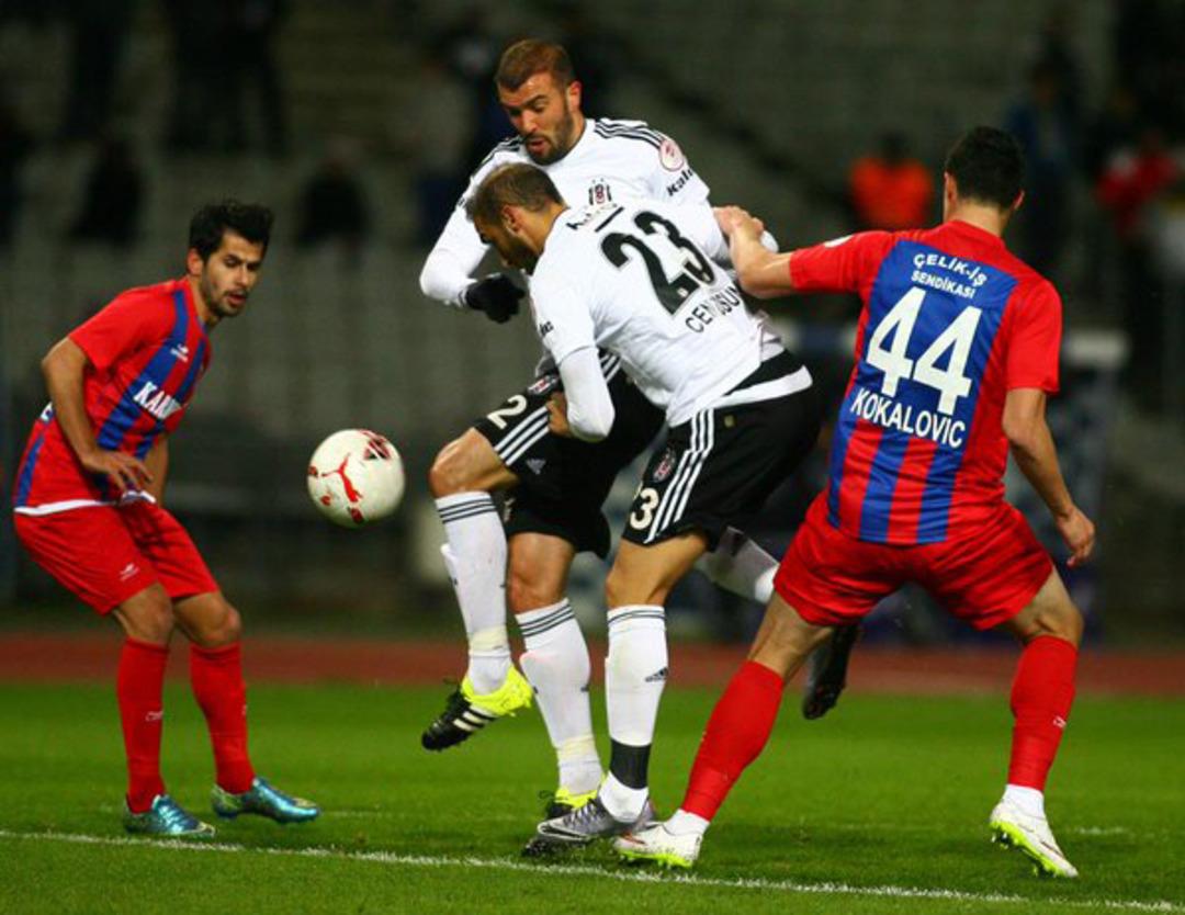 Beşiktaş-Karab&uuml;kspor ma&ccedil;ından kareler
