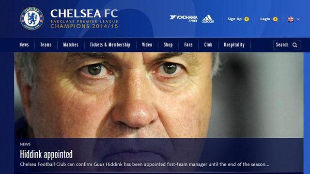 Chelsea nin yeni hocası Hiddink 1