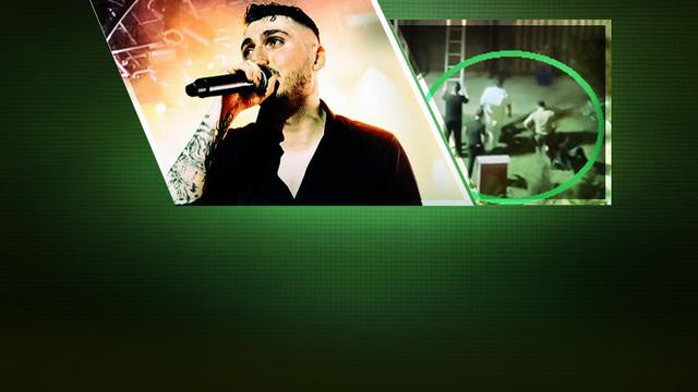 BLOK3 konserinde skandal görüntüler! Birini darp ettiler, birini çatıdan attılar... 