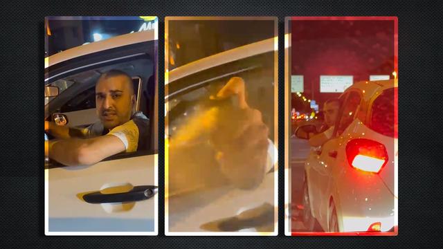 Üsküdar'da trafikte yol verme tartışması şiddete dönüştü! Sürücü, yan koltuktaki kadına biber gazı sıktı! Olay anı kameralara yansıdı...