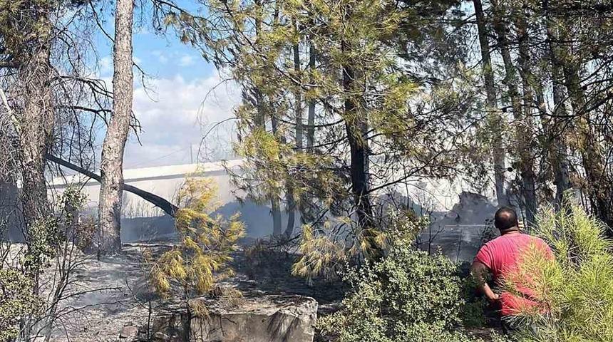 Menteşe’deki yangın kısa sürede söndürüldü