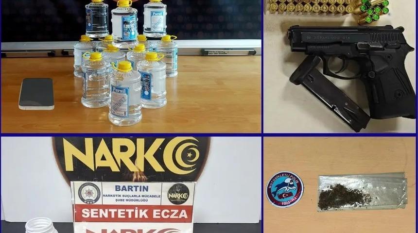 Bartın'da bir haftada araması bulunan 6 kişi yakalandı