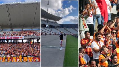 Galatasaray taraftarından Eyüpspor karşılaşması öncesi Barış Alper Yılmaz'a destek! 