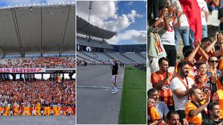 Galatasaray taraftarından Eyüpspor karşılaşması öncesi Barış Alper Yılmaz'a destek! 