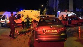 Burdur’da feci kaza: 1 ölü 4 yaralı