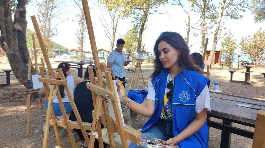 Gençler Milli Park’ta sanatla buluştu