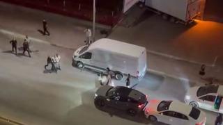 Önce kaza yaptılar, sonra kavga ettiler