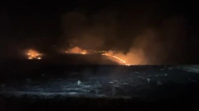 Çorum’da alevlere teslim olan 300 dönüm mera küle döndü