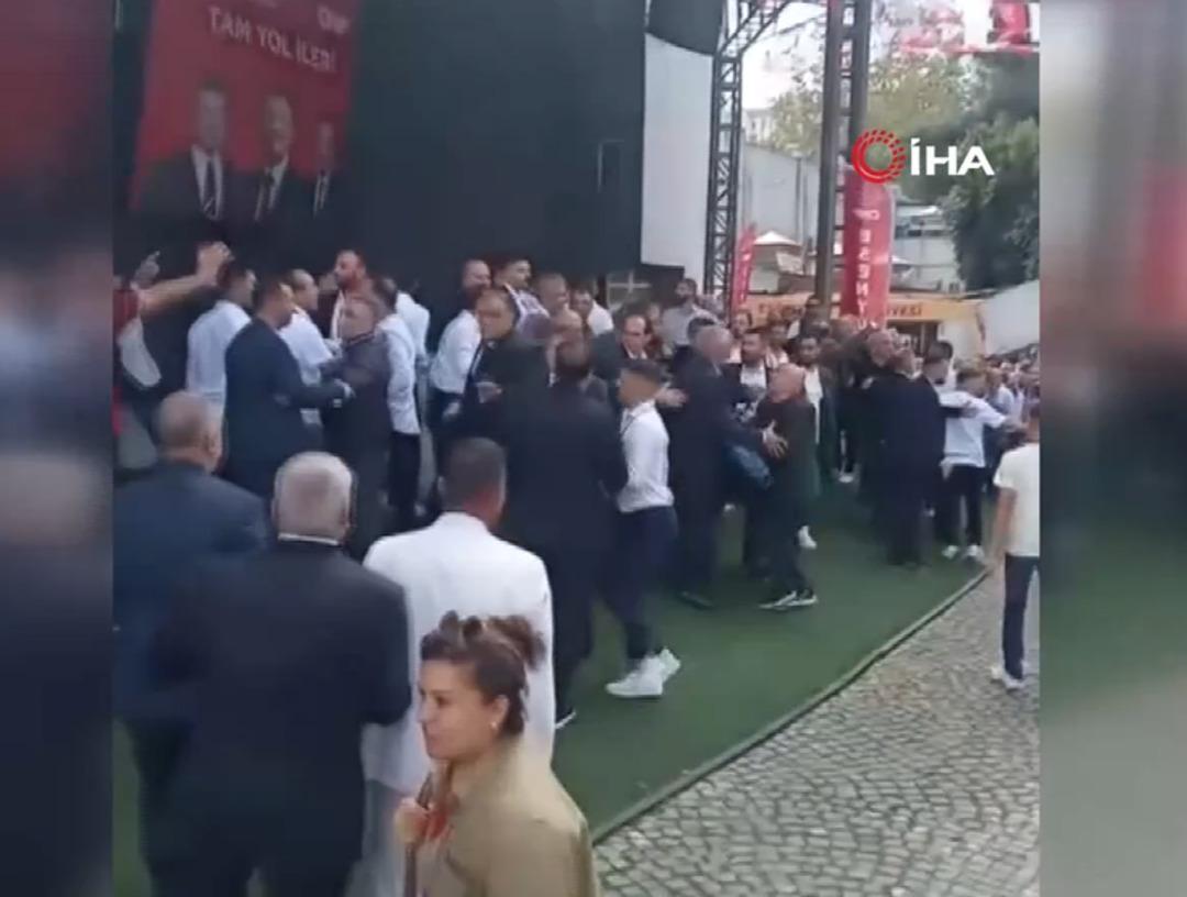 CHP nin Esenyurt kongresinde arbede! Yaralılar var: Gürsel Tekin sözleri ortalığı karıştırdı 3