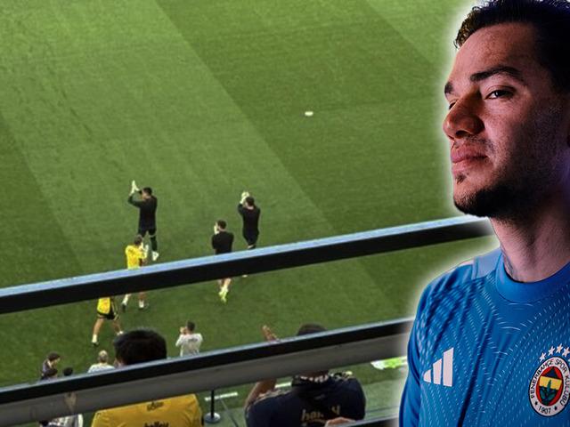 Fenerbahçe taraftarından Galatasaray'a olay gönderme! Ederson için tezahürat yaptılar...