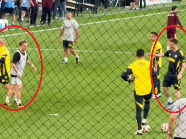 Mert Hakan ve Kerem Aktürkoğlu'ndan maç öncesi flaş hamle! Takımlar ısınırken bir anda...