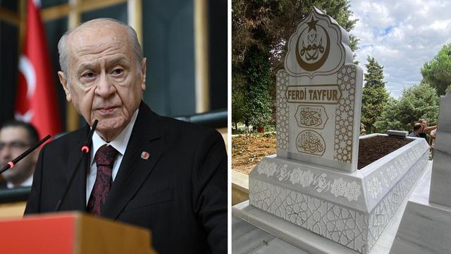 MHP Lideri Bahçeli, Ferdi Tayfur’un kabrini yaptırdı