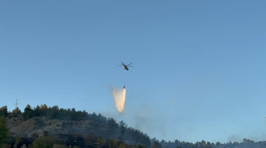 Karabük’te yangın 3 saatte kontrol altına alındı