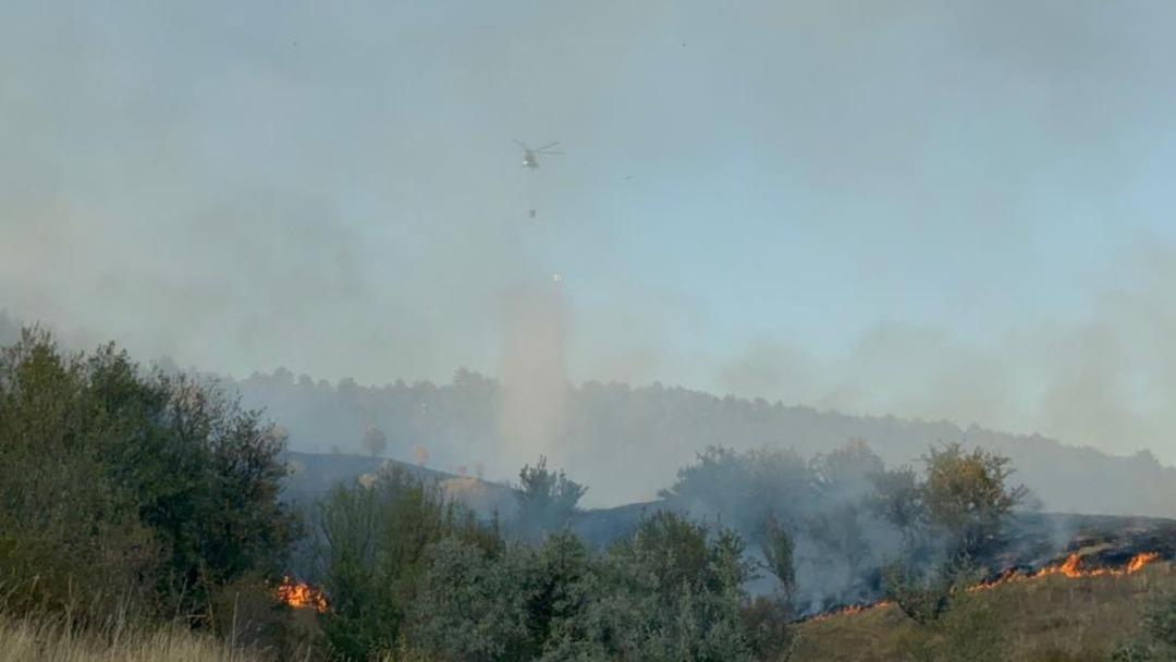 Karabük’te yangın 3 saatte kontrol altına alındı 1