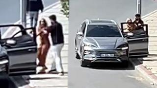 İstanbul'da pes dedirten görüntü: Genç kadın 'Bırak' diye bağırdı!