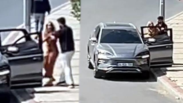 İstanbul'da pes dedirten görüntü: Genç kadın 'Bırak' diye bağırdı!