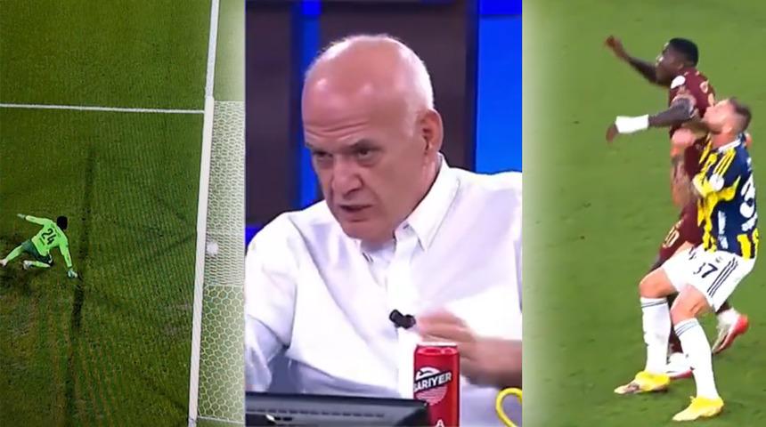 Ahmet Çakar Fenerbahçe-Trabzonspor maçının orta ve VAR hakemine isyan etti!  ''Devre arası telefon almamışsa...'' dedi ortalık karıştı