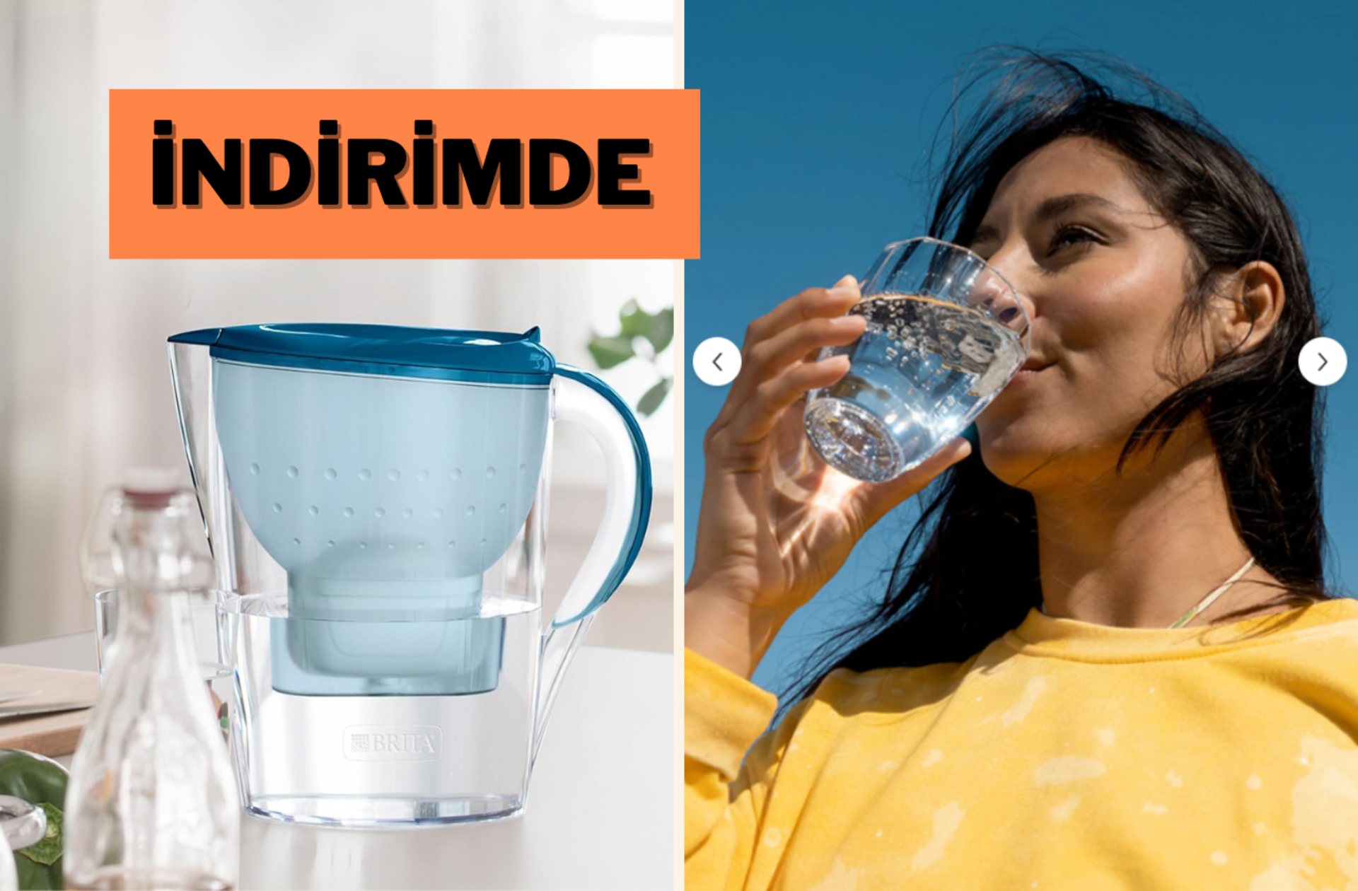 Her yudumda farkı hissedeceksiniz! BRITA Marella XL indirimde