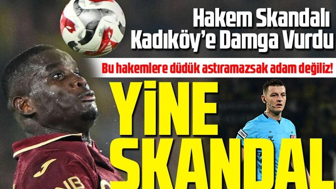 Trabzonspor basını Fenerbahçe derbisi için çok sert manşetler attı! ‘‘Bu hakemlere düdük astırmazsak adam değiliz’’ manşeti gündem oldu... 1
