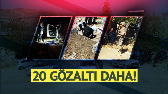 Cenazede askerler nöbet tuttu; 20 gözaltı daha!