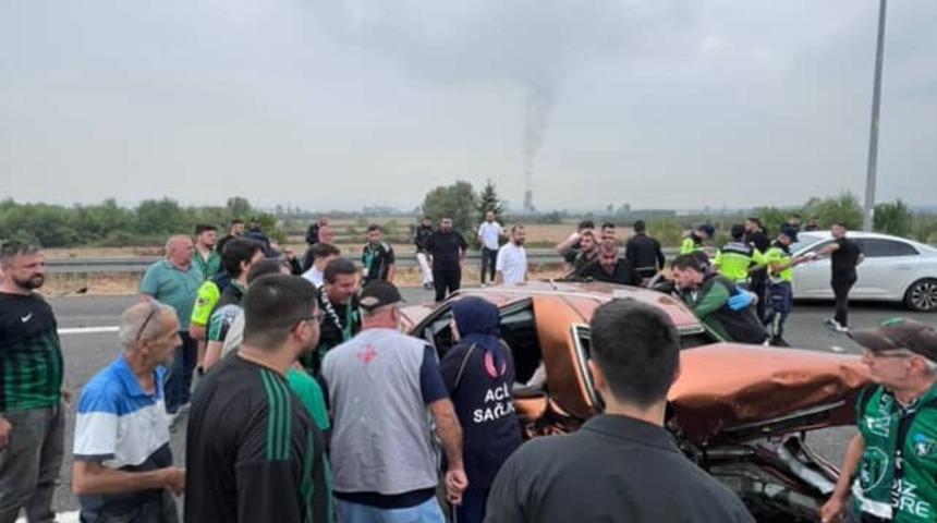 Otoyolda aracın hurdaya döndüğü kazada acı haber: Karı koca hastanede vefat etti