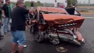  Otomobiller çarpıştı; iş insanı ve eşi öldü, 1’i ağır 3 yaralı