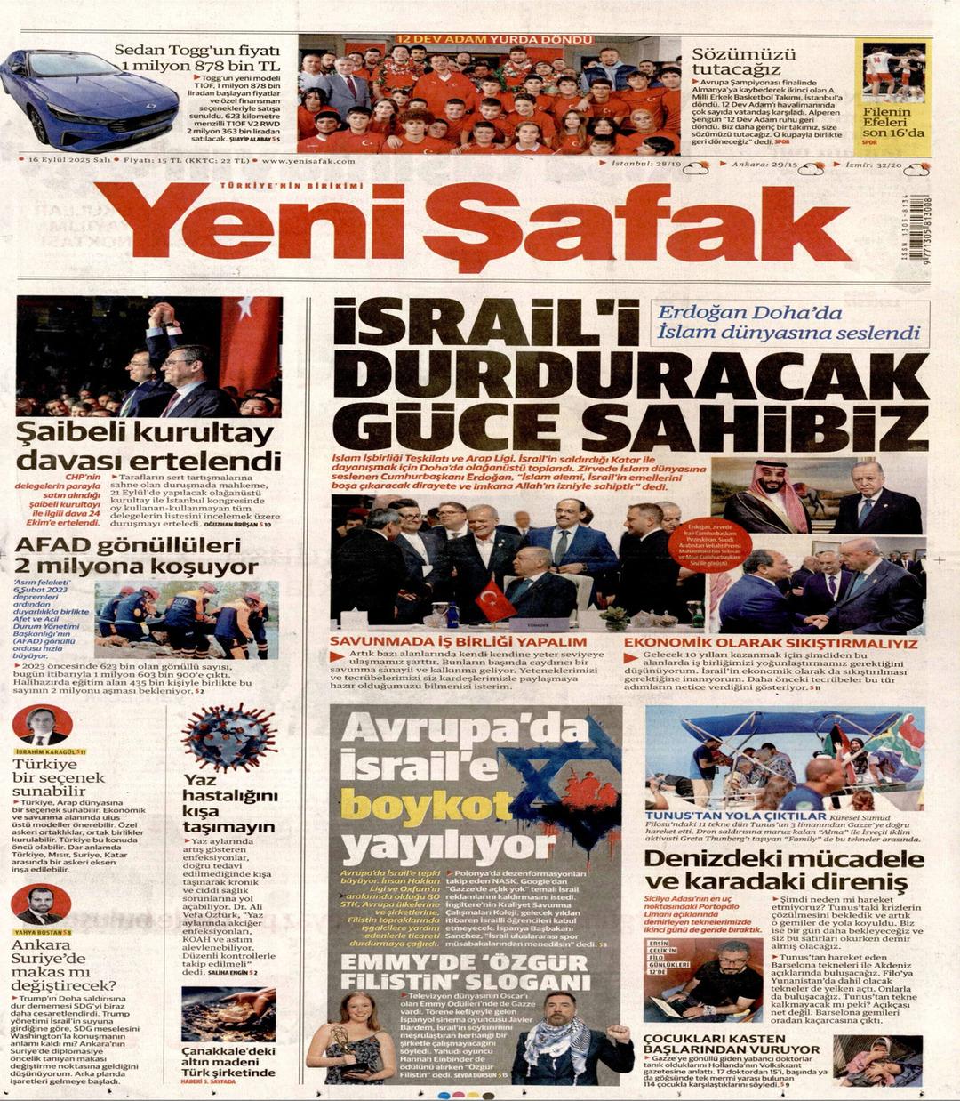Yeni Şafak Gazetesi