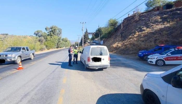 Köşk’te jandarmadan trafik denetimi