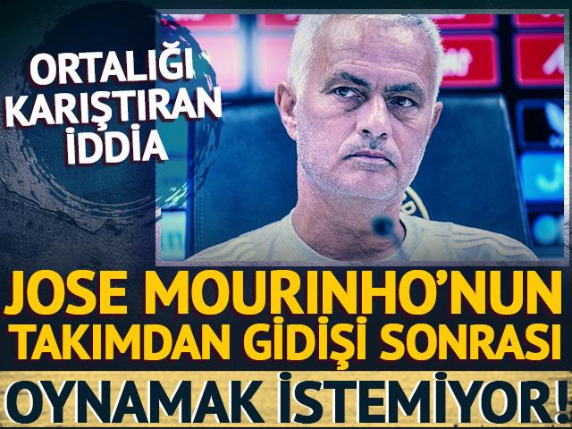 F.Bahçe için çok konuşulacak iddia! Mourinho'nun gidişi sonrası oynamak istemiyor