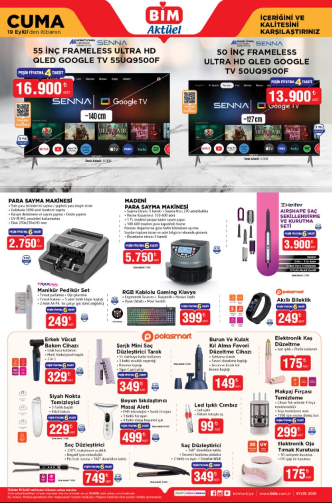 BİM e Kumtel Fastfryer geliyor! 19 Eylül 2025 BİM Aktüel Kataloğu burada 2