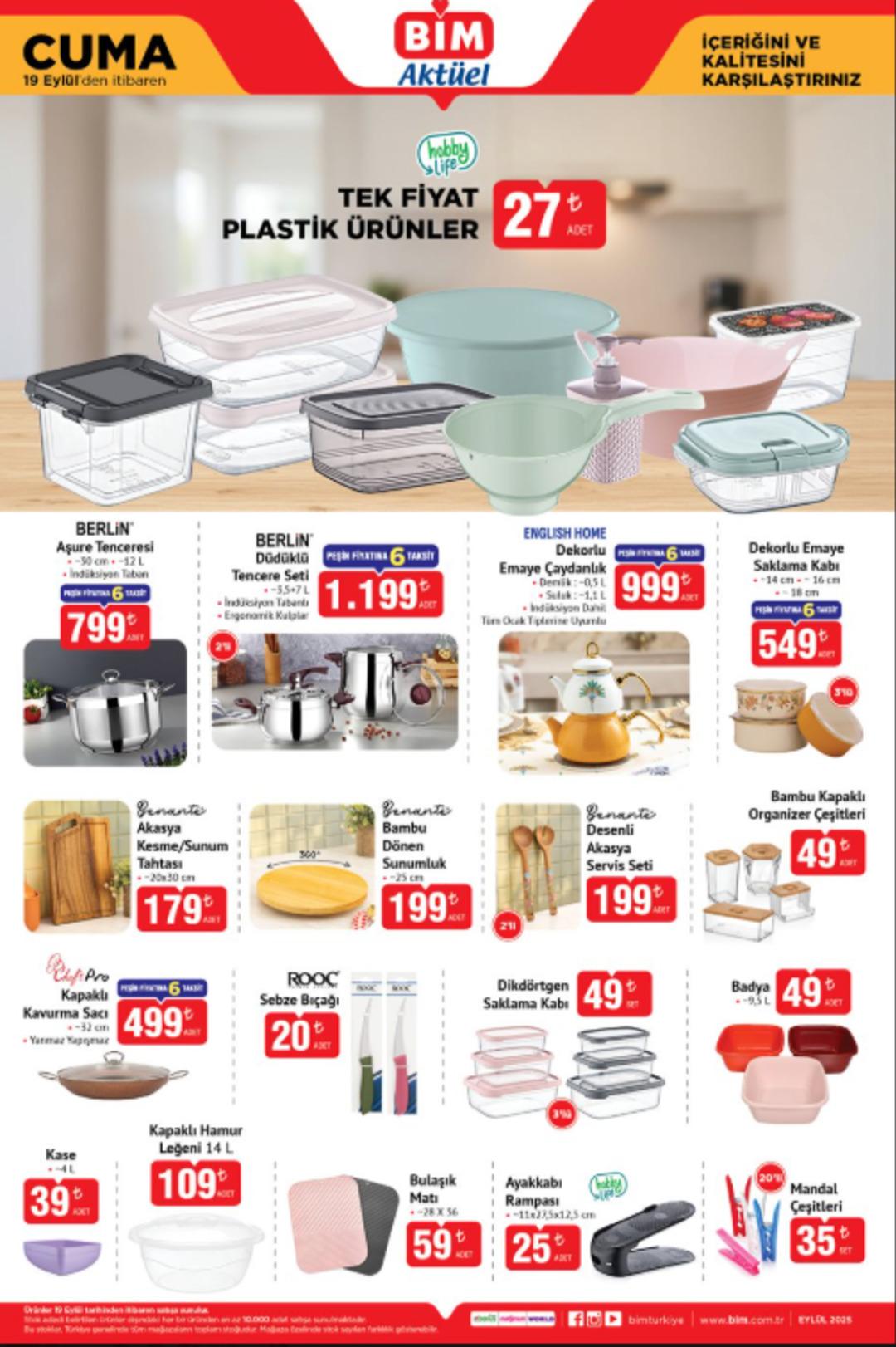 BİM e Kumtel Fastfryer geliyor! 19 Eylül 2025 BİM Aktüel Kataloğu burada 8