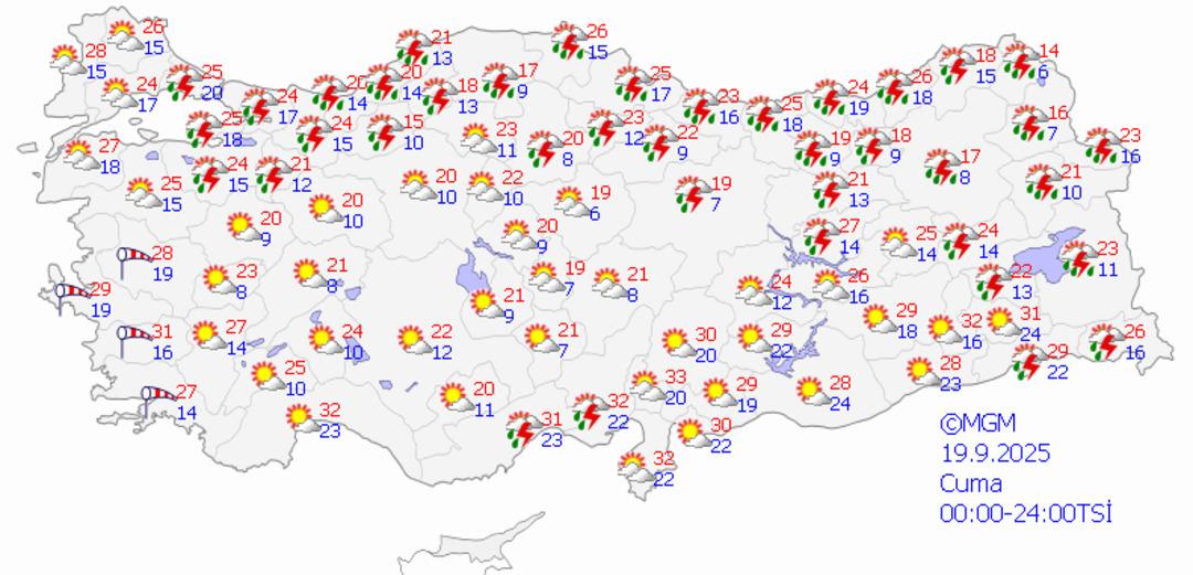 Dikkat! Sıcaklıklar düşüyor, yağmur geliyor! Meteoroloji uyardı: 3 gün sürecek! 2