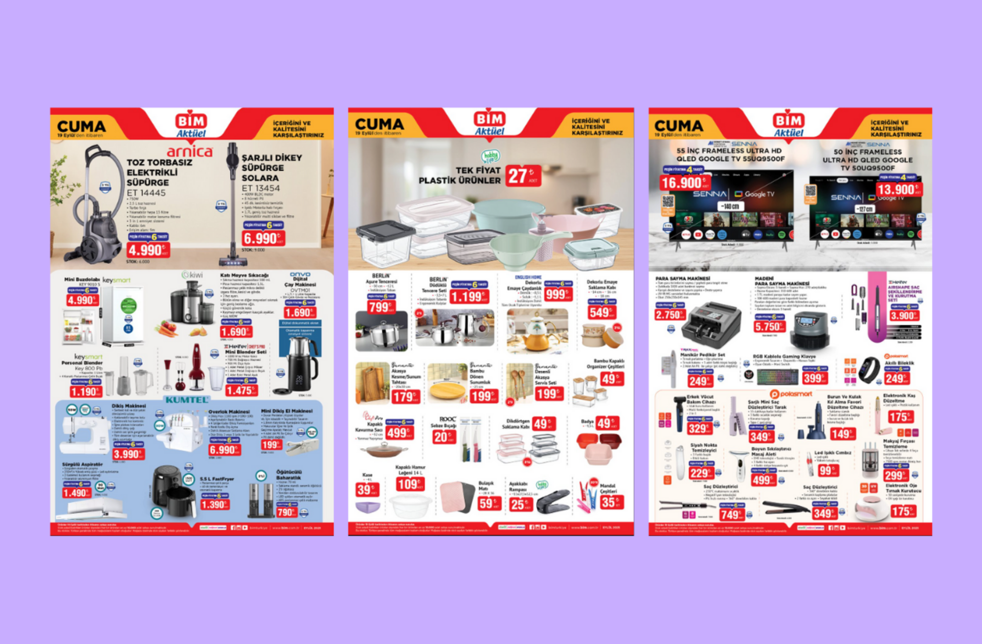 BİM'e Kumtel Fastfryer geliyor! 19 Eylül 2025 BİM Aktüel Kataloğu burada