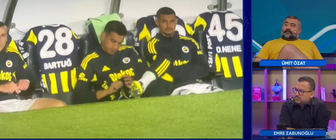 Ümit Özat o görüntüyü görünce çileden çıktı! Fenerbahçeli futbolcuya demediğini bırakmadı: Sen kimsin ya? 2