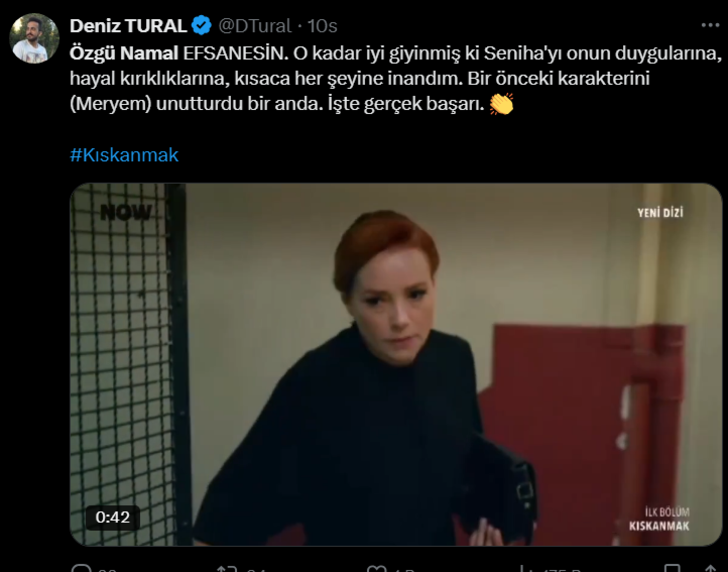 Kıskanmak dizisi 16 Eylül ilk bölümüyle adından söz ettirdi! Özgü Namal seyirciyi etkiledi G1