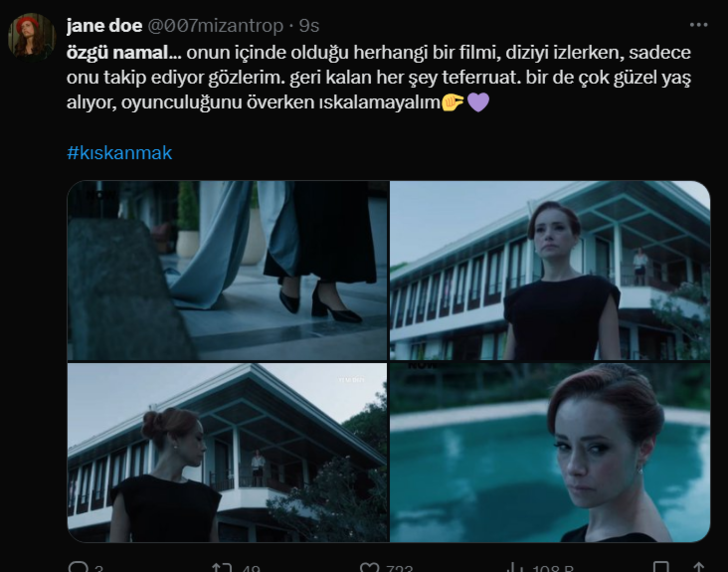 Kıskanmak dizisi 16 Eylül ilk bölümüyle adından söz ettirdi! Özgü Namal seyirciyi etkiledi G3