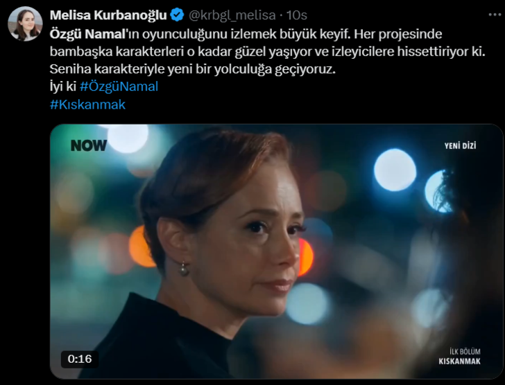 Kıskanmak dizisi 16 Eylül ilk bölümüyle adından söz ettirdi! Özgü Namal seyirciyi etkiledi G4