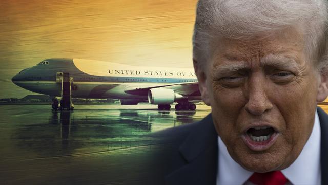 Trump'ı taşıyan uçakla yolcu uçağı çarpışma tehlikesi yaşadı! Görevli 'hemen' diye bağırdı 