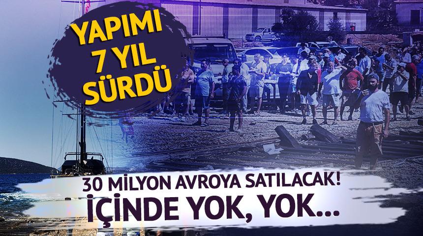 Yapımı 7 yıl sürdü: 30 milyon avroya satılacak!