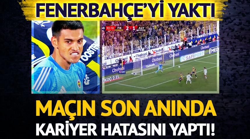 İrfan Can Eğribayat kariyer hatasını yaptı! Fenerbahçe'yi son anlarda yaktı...