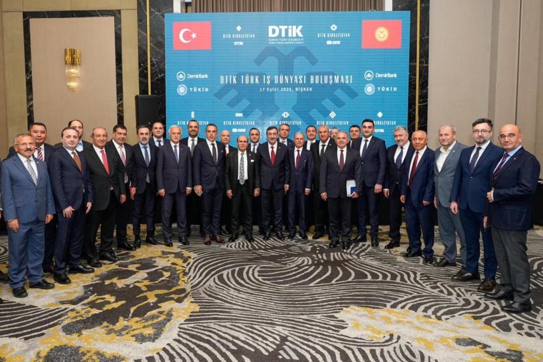Vice President Yilmaz met with Turkish business people in Kyrgyzstan 2